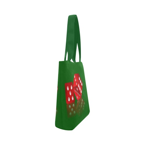 Las Vegas Craps Dice Canvas Tote Bag (Model 1657)