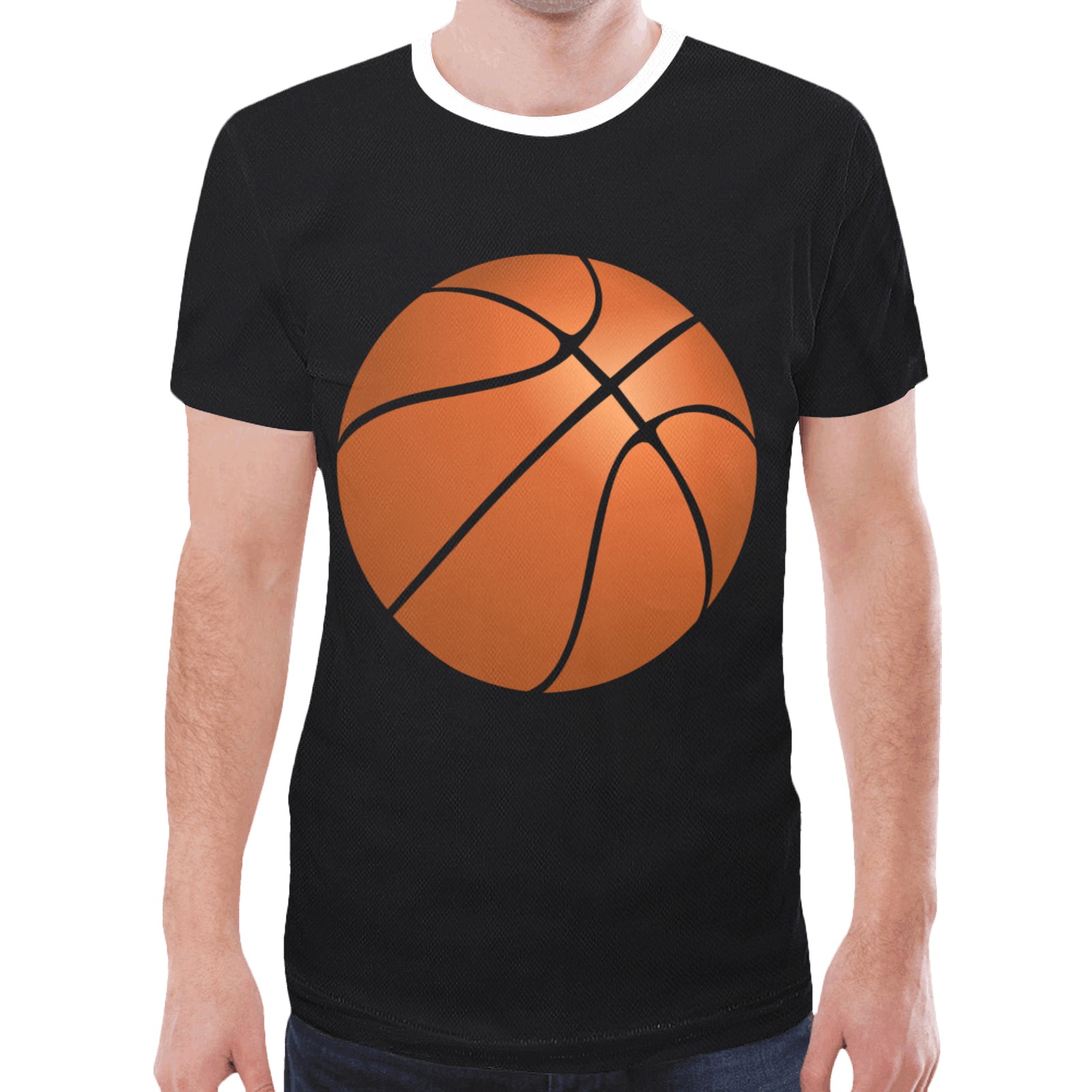 Basketball New All Over Print T-shirt for Men (Model T45)