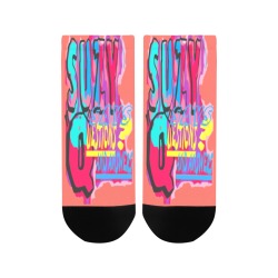 SUZY.Q.LOGO.offpnk Women's Ankle Socks