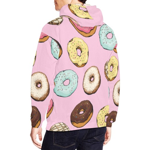 The Dunkin Shop All Over Print Hoodie for Men (USA Size) (Model H13)