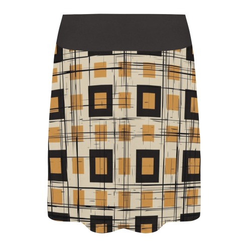 Vintage Golf Skirt Women's Athletic Skirt (Model D64)