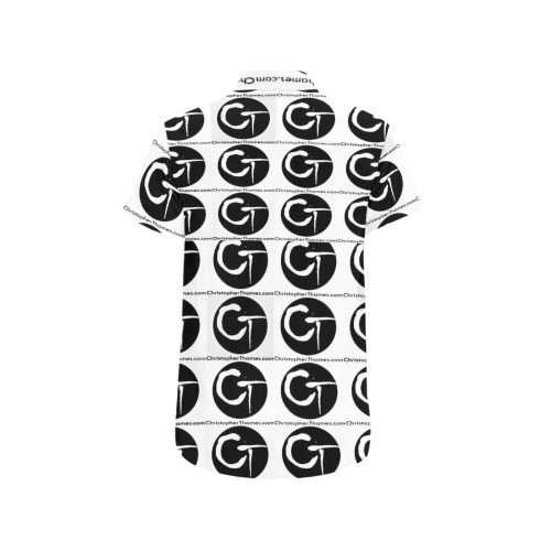 ct logo office shirt Men's All Over Print Short Sleeve Shirt (Model T53)