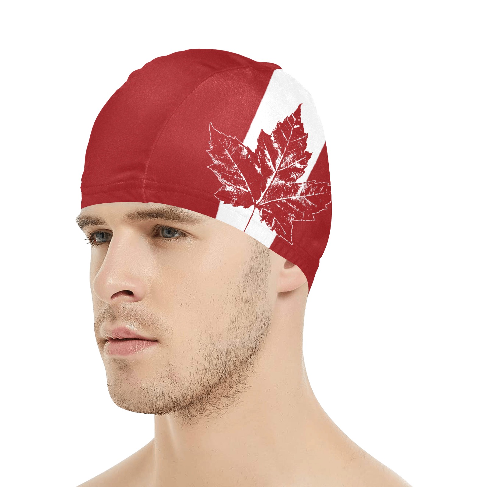 Retro Cool Canada Swim Cap