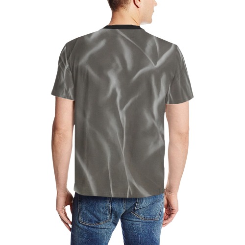 IMG_3366 Men's All Over Print T-Shirt (Solid Color Neck) (Model T63)