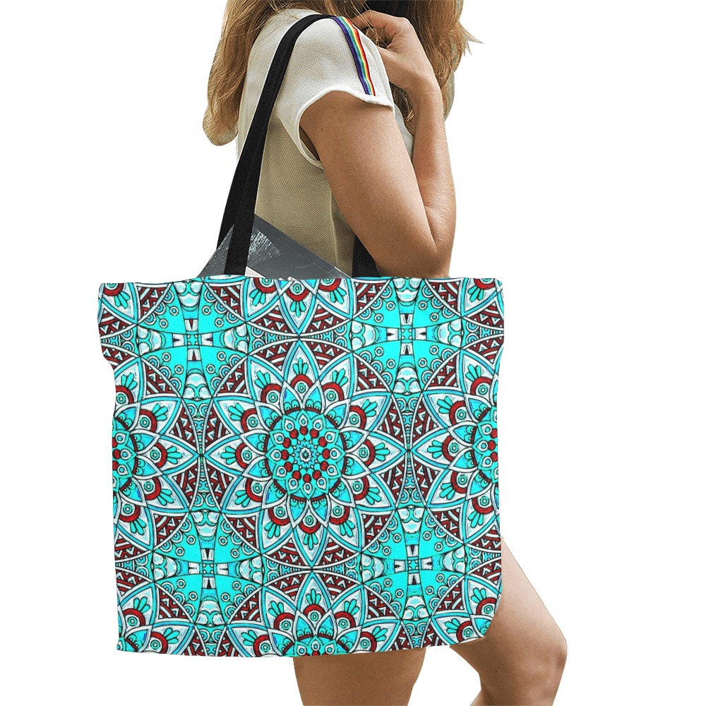 46 All Over Print Canvas Tote Bag/Large (Model 1699)
