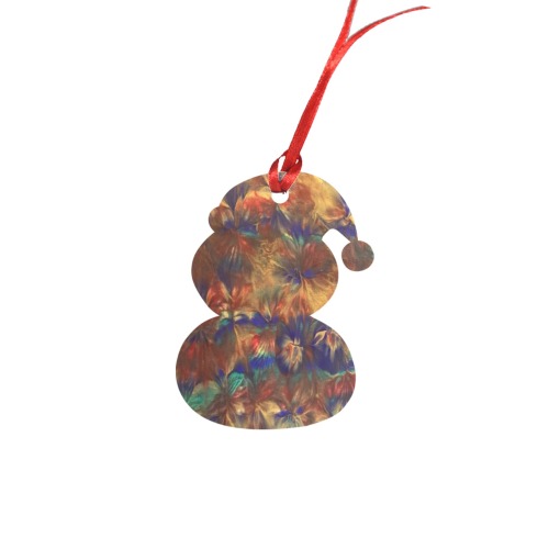 Fireflies Snowman Shape Ornament