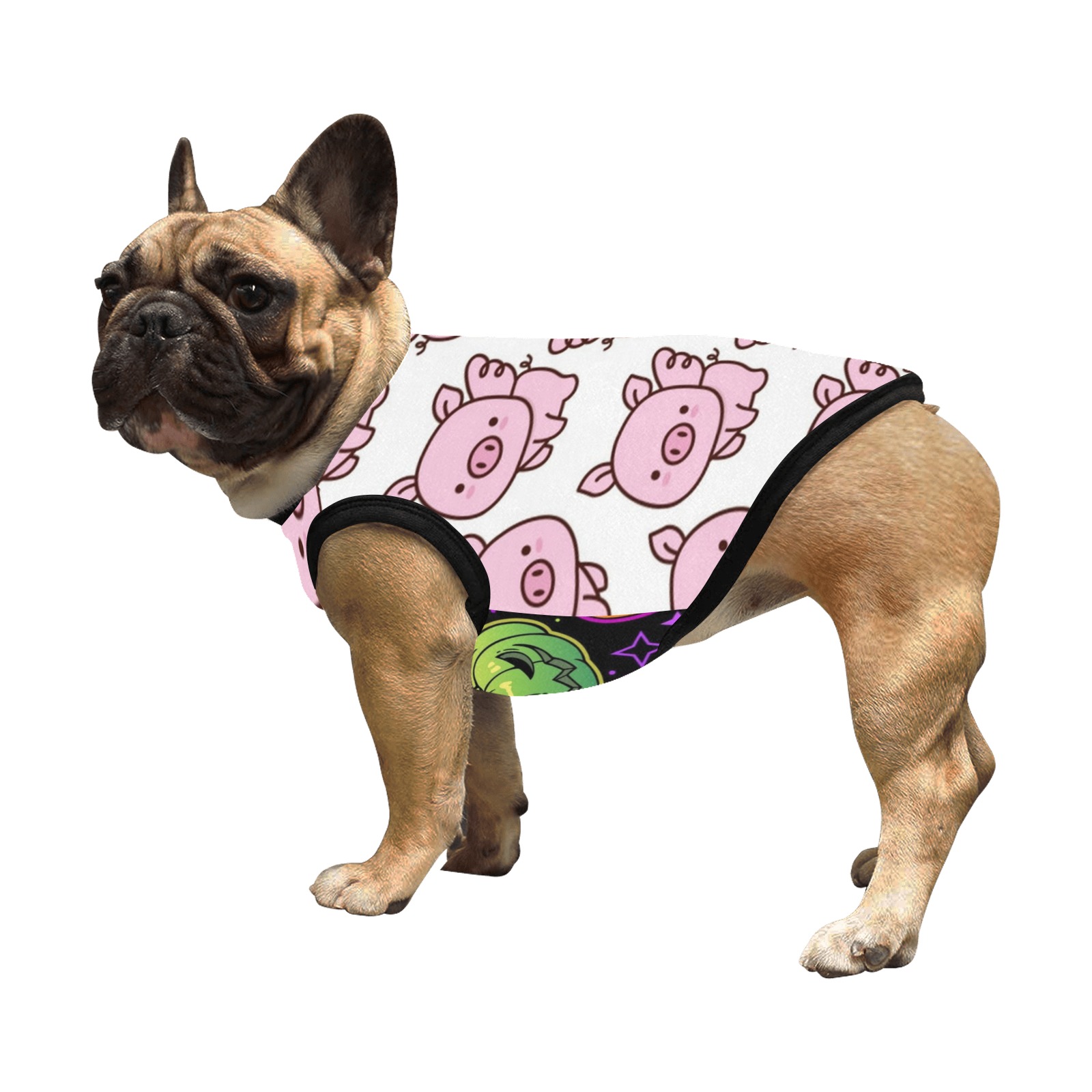 Pigs With Wings All Over Print Pet Tank Top