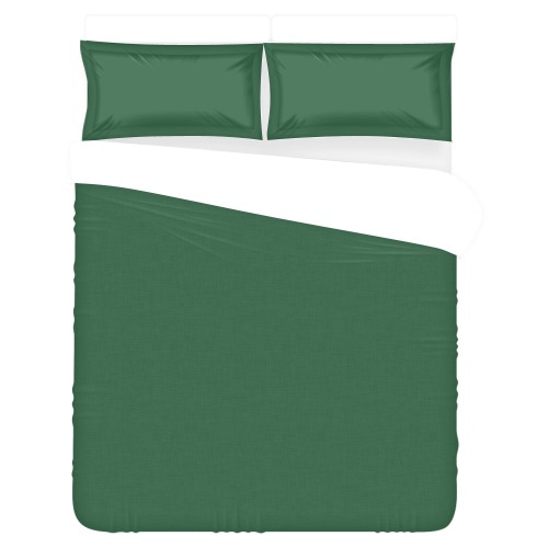 Leaf Green 3-Piece Bedding Set