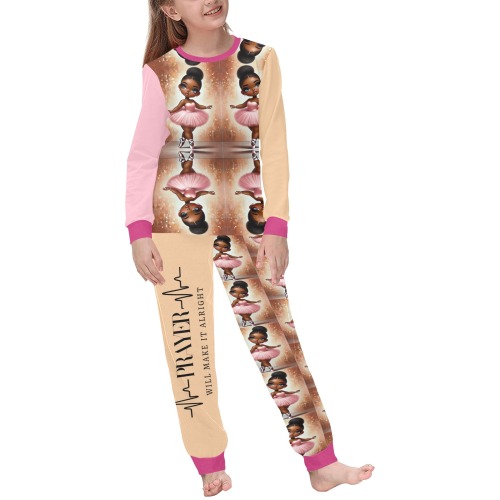 Pretty Princess Prayer Will Make It Alright Children's PJ's