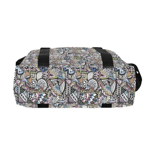 Mind Meld in colour Large Capacity Duffle Bag (Model 1715)