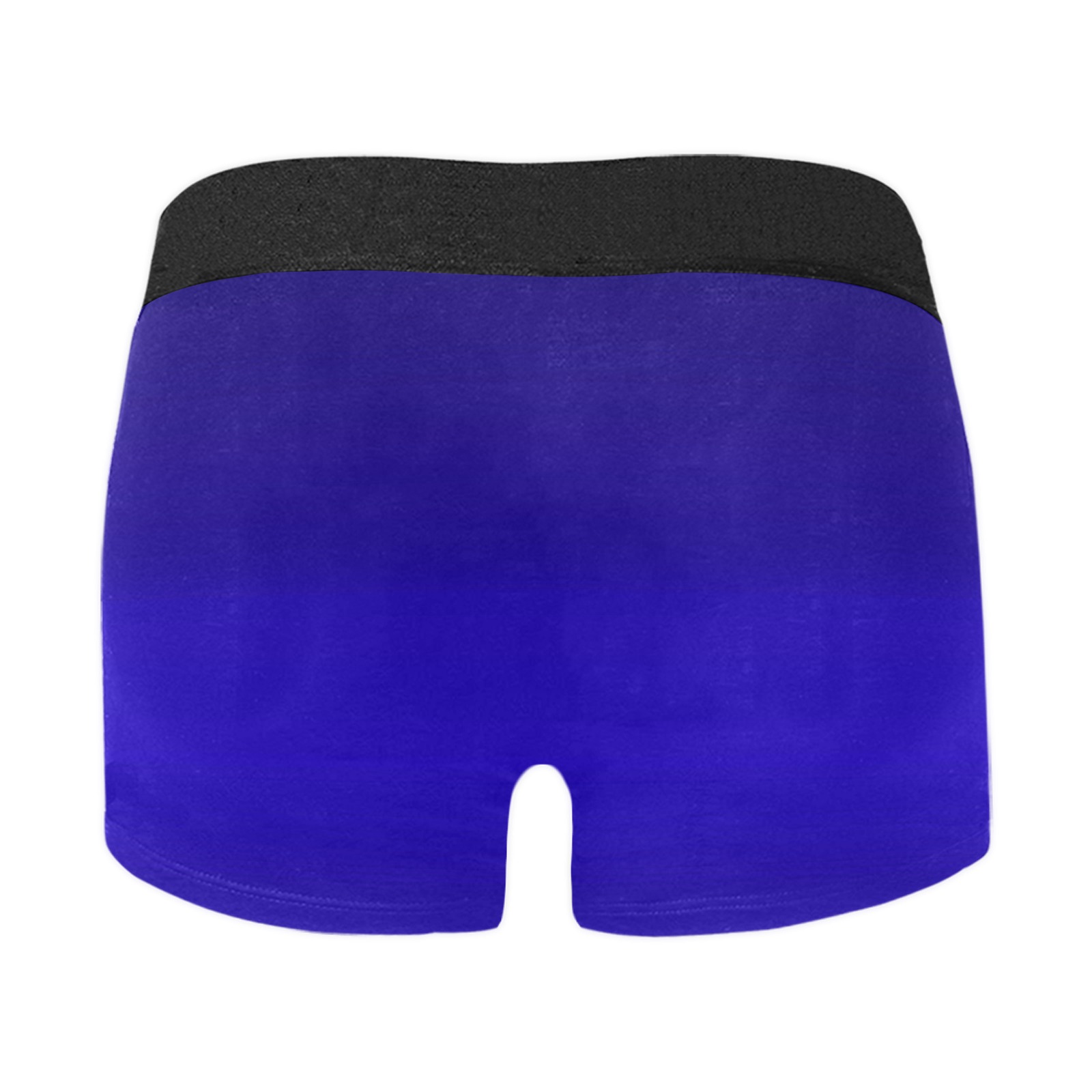 blu pur Men's Boxer Briefs w/ Custom Waistband (Merged Design) (Model L10)