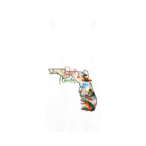 The State Of  Florida Men's I-shaped Tank Top (Model T32)