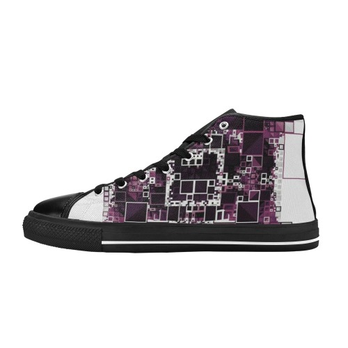 undefined Women's Classic High Top Canvas Shoes (Model 017)