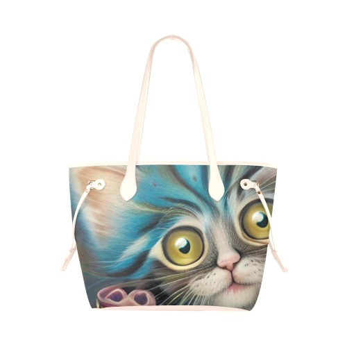Cute Kittens 6 Clover Canvas Tote Bag (Model 1661)