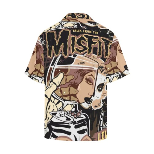 misfits live Rockabilly Hawaiin Hawaiian Shirt with Merged Design (Model T58)