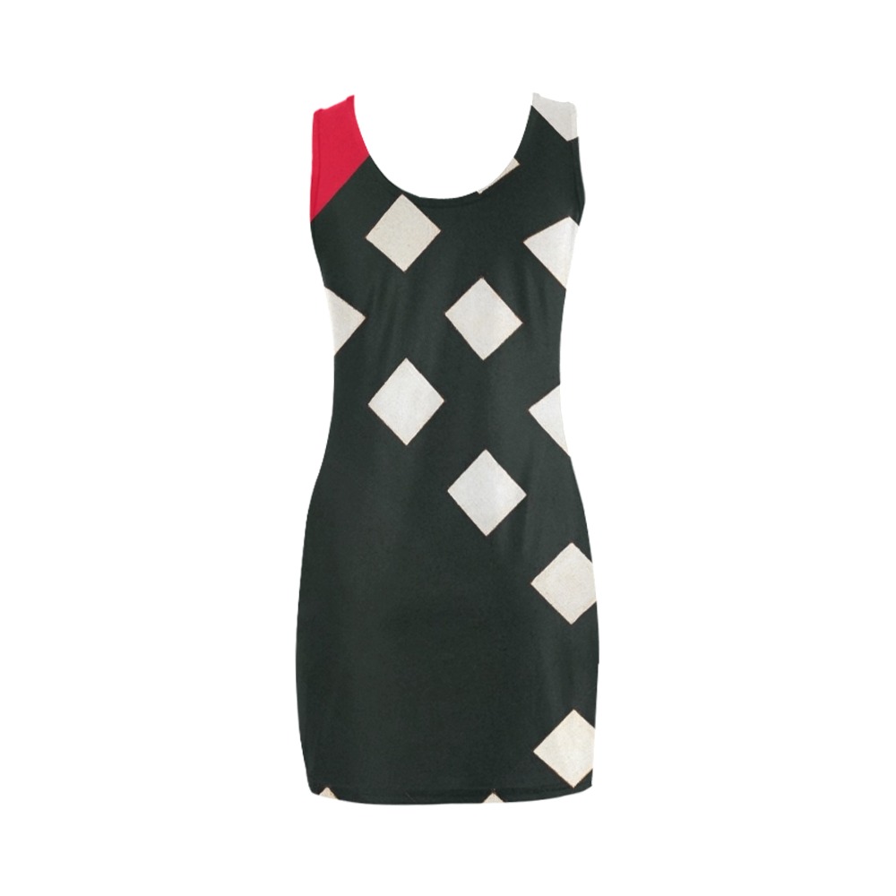 Counter-composition XV by Theo van Doesburg- Medea Vest Dress (Model D06)