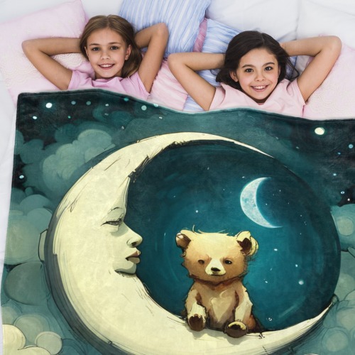 Little Bears 10 Ultra-Soft Micro Fleece Blanket 60"x50"