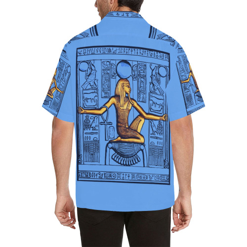 Egyptian Artwork Hawaiian Shirt (Model T58)