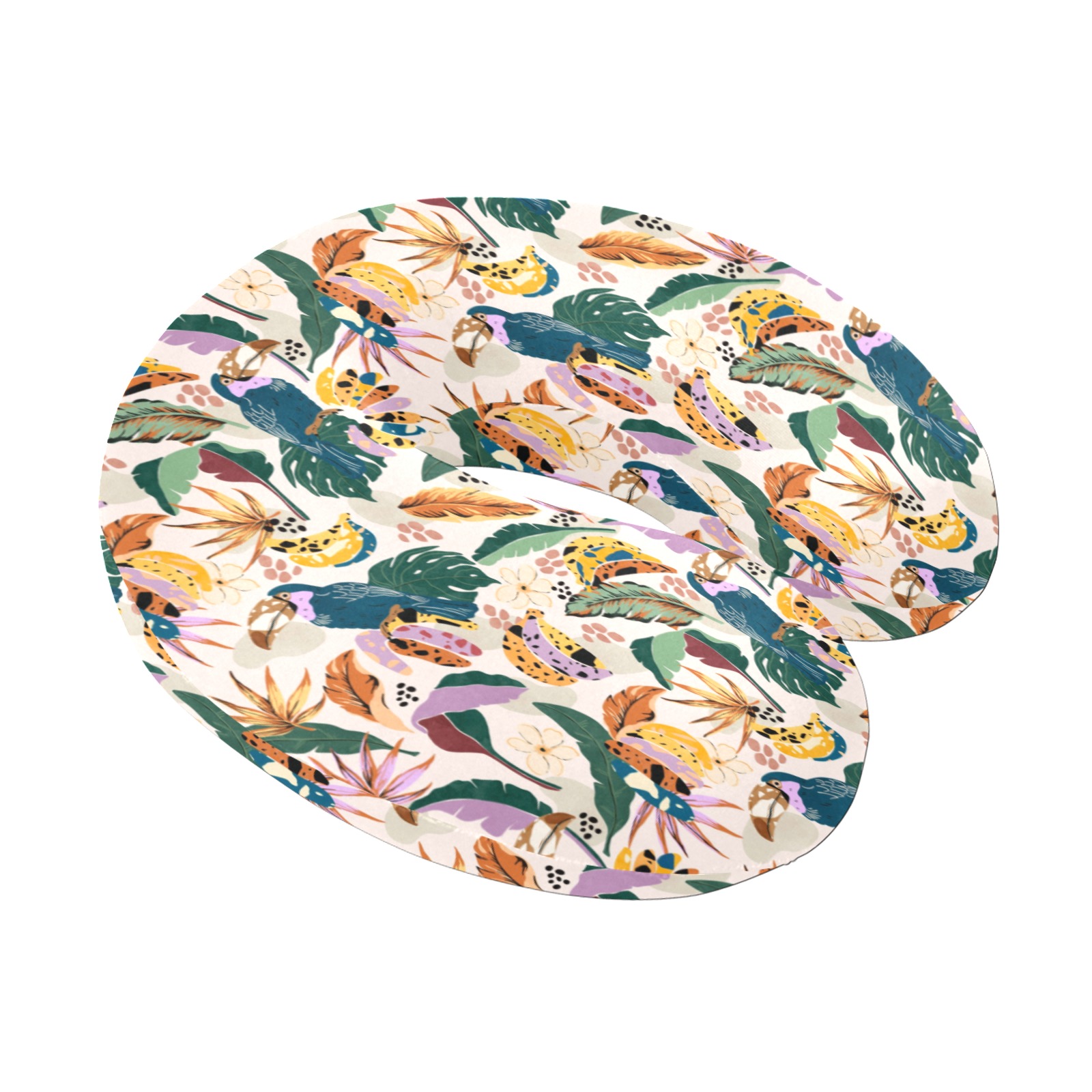 Toucans in wild tropical nature U-Shape Travel Pillow