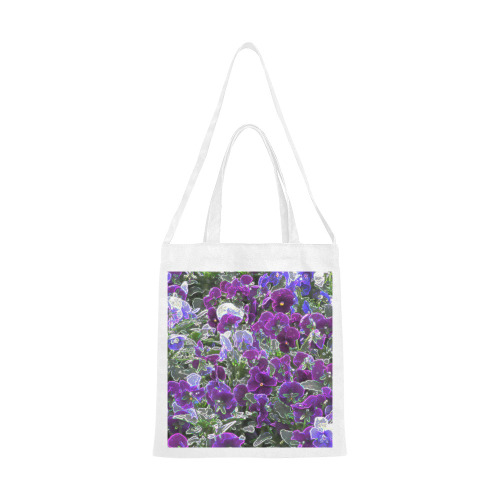 Field Of Purple Flowers 8420 Canvas Tote Bag/Medium (Model 1701)