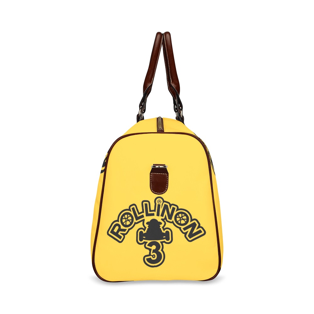 RollinOn3 Golden Travel Bag Waterproof Travel Bag/Small (Model 1639)