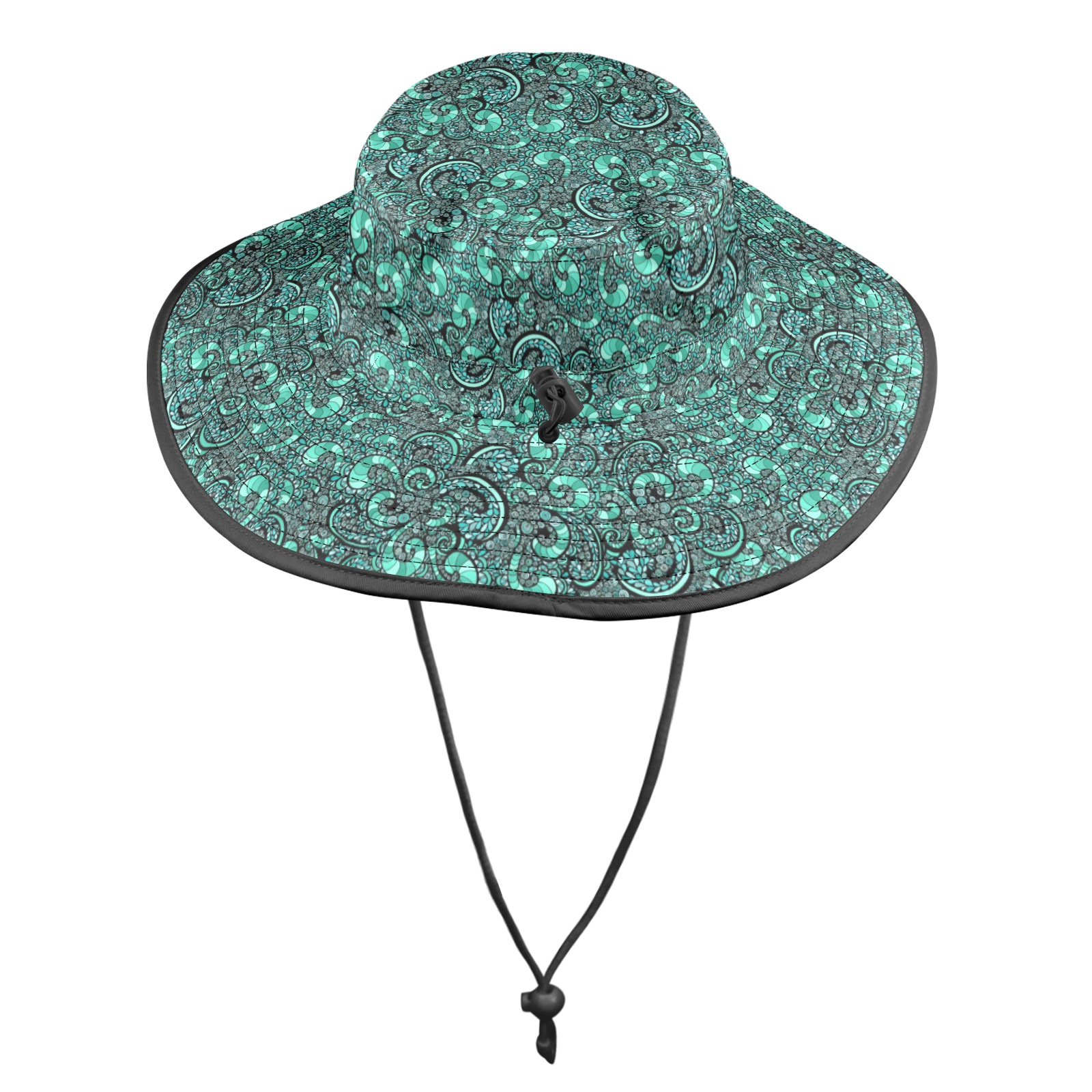 Seafoam Shores Wide Brim Bucket Hat
