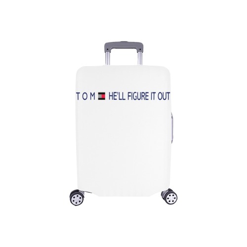 Tom, He'll Figure It Out Luggage Cover/Small 18"-21"