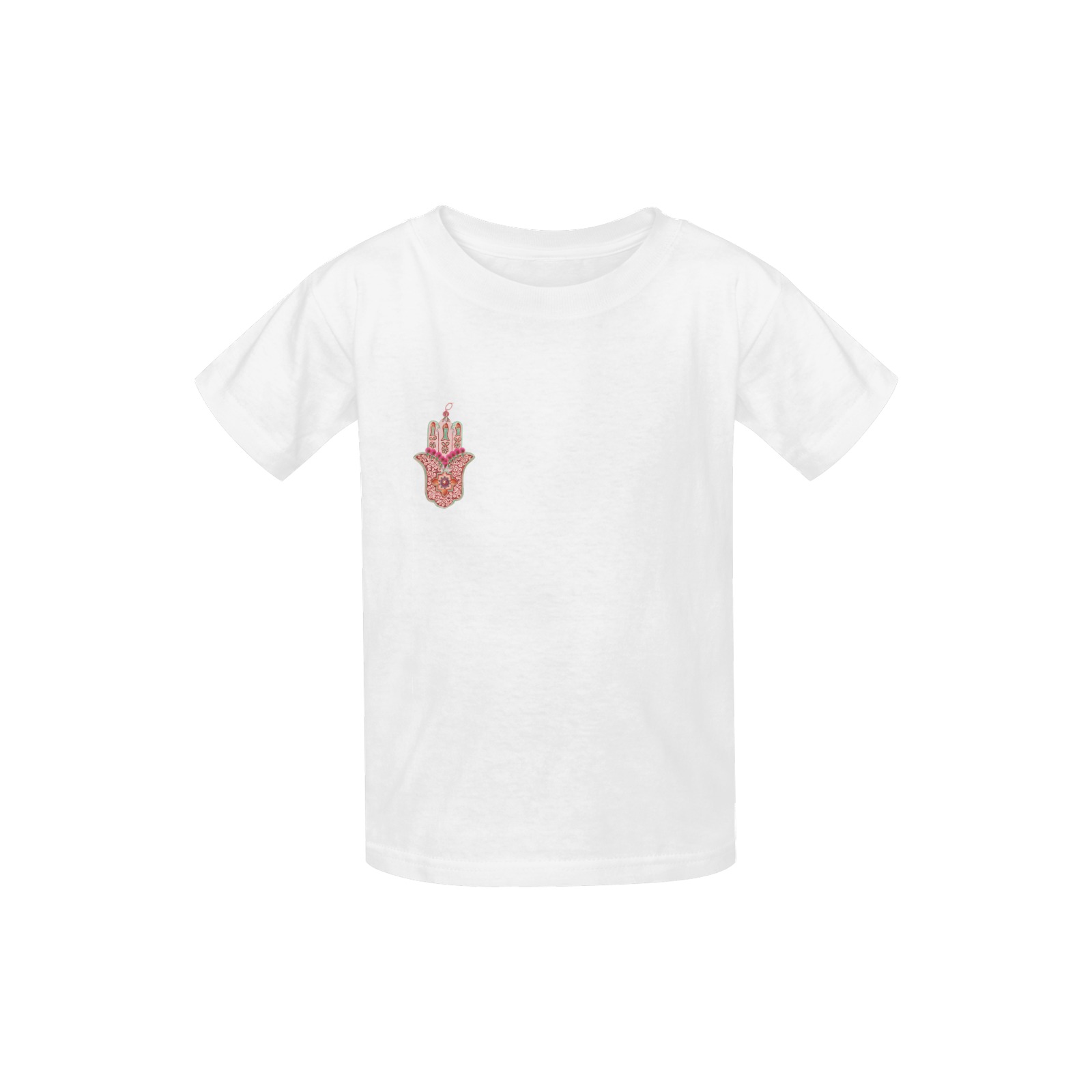 hamsa 1 rose Kid's  Classic T-shirt (Model T22)