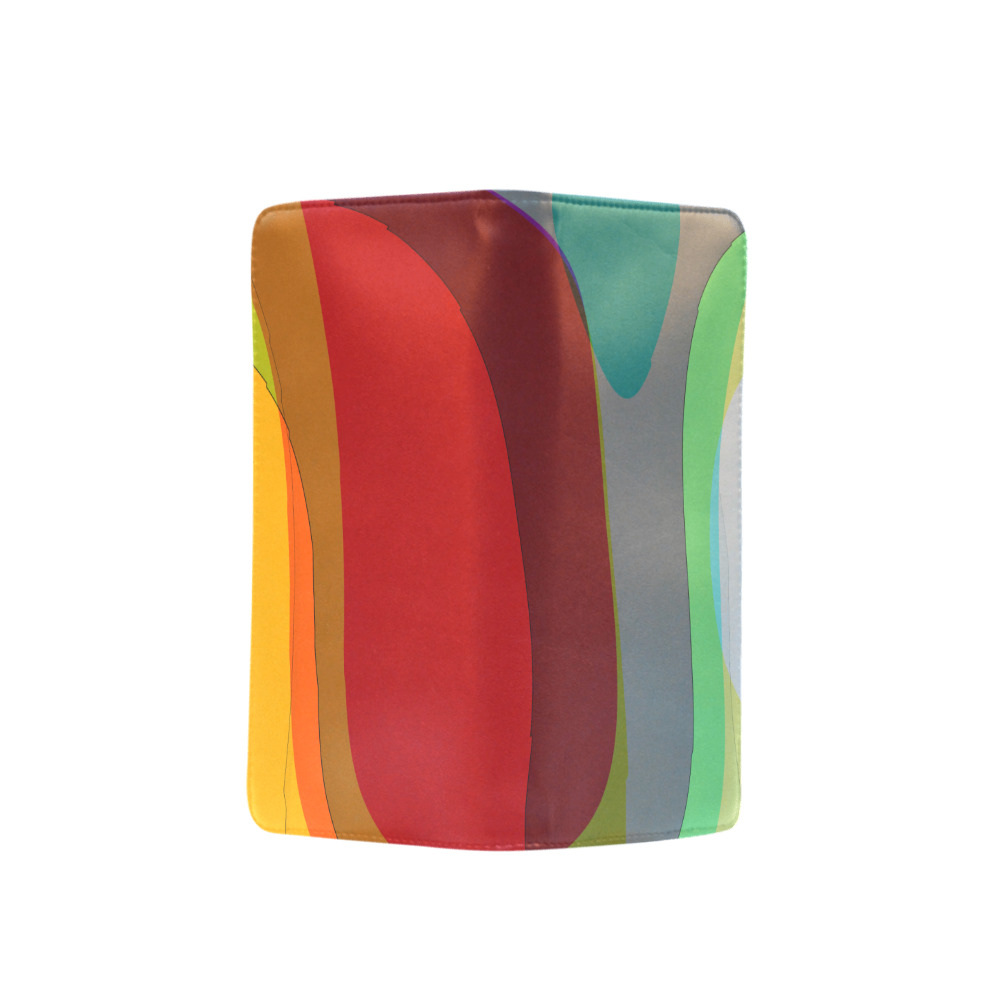 Colorful Abstract 118 Men's Clutch Purse （Model 1638）