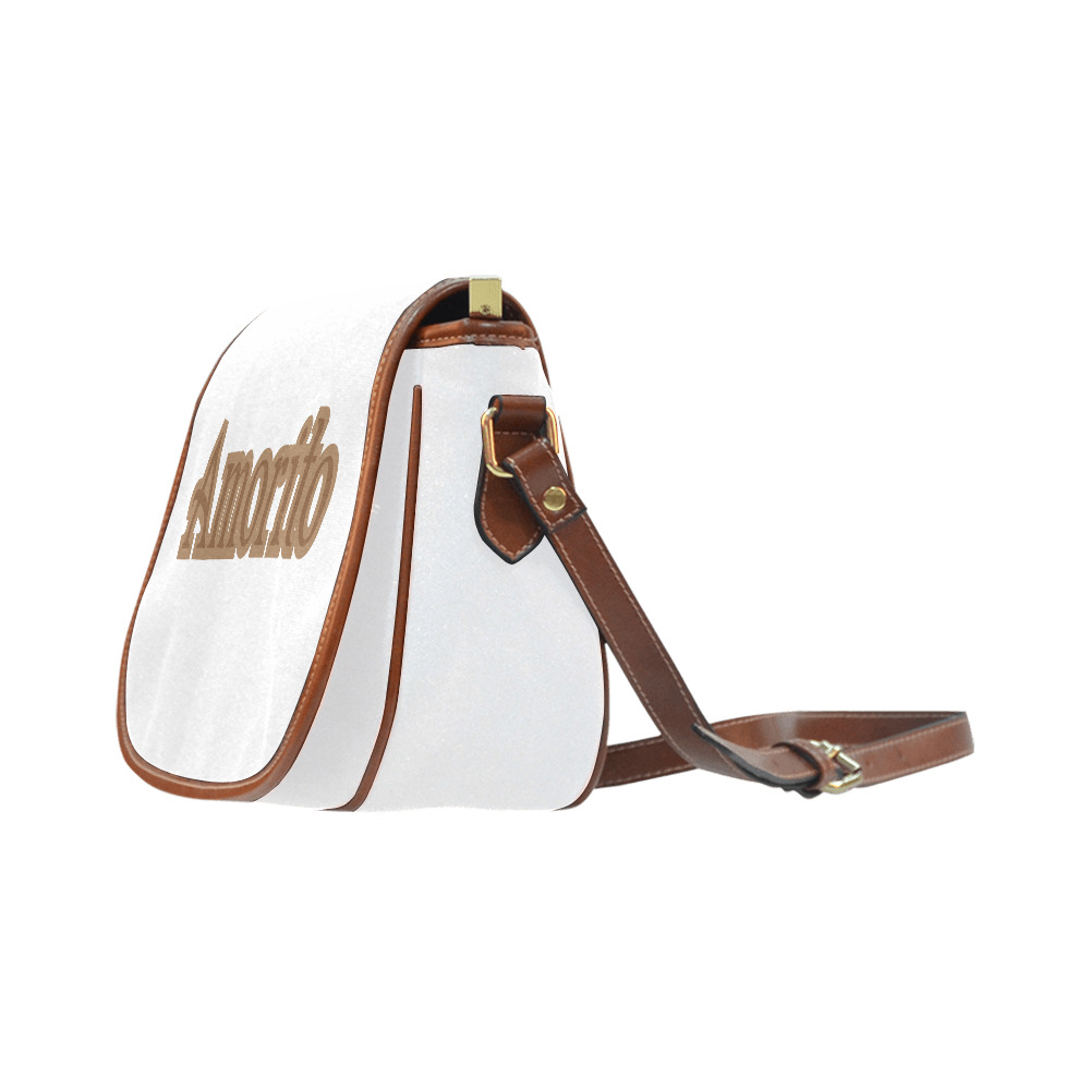 Amorito white Saddle Bag/Large (Model 1649)