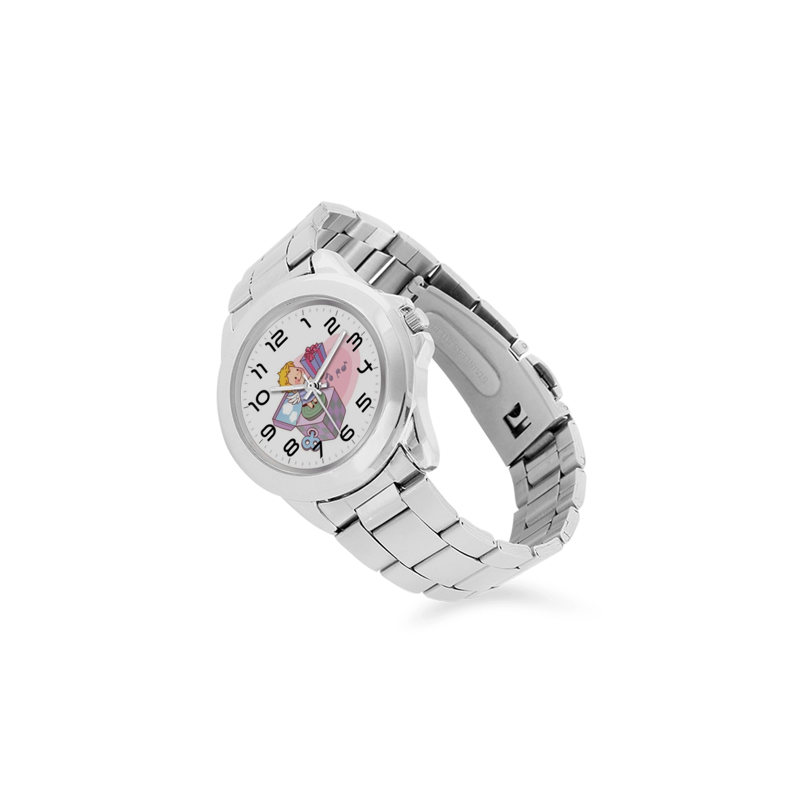 2.png Unisex Stainless Steel Watch(Model 103)
