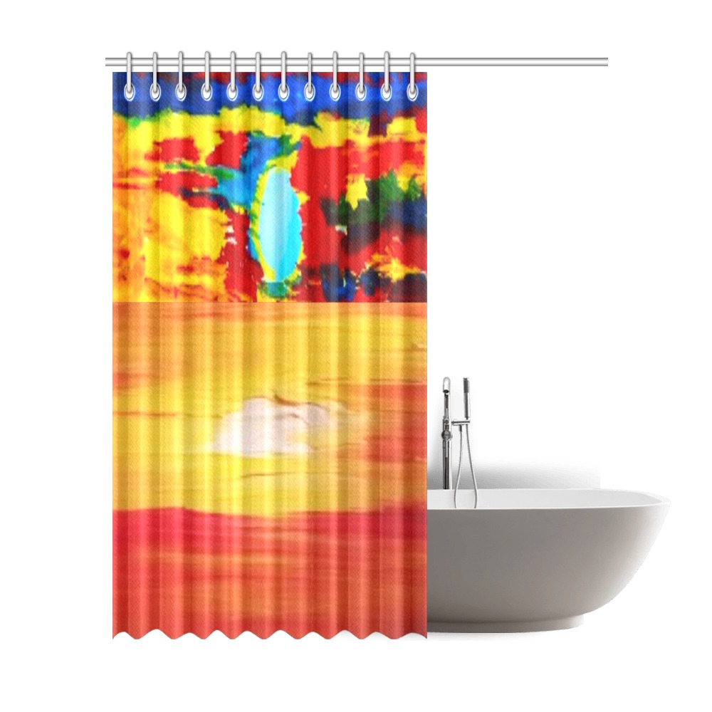 sunset beauty Shower Curtain 72"x84"