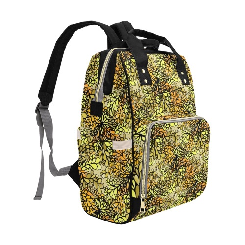 Citrus Splash Multi-Function Diaper Backpack/Diaper Bag (Model 1688)