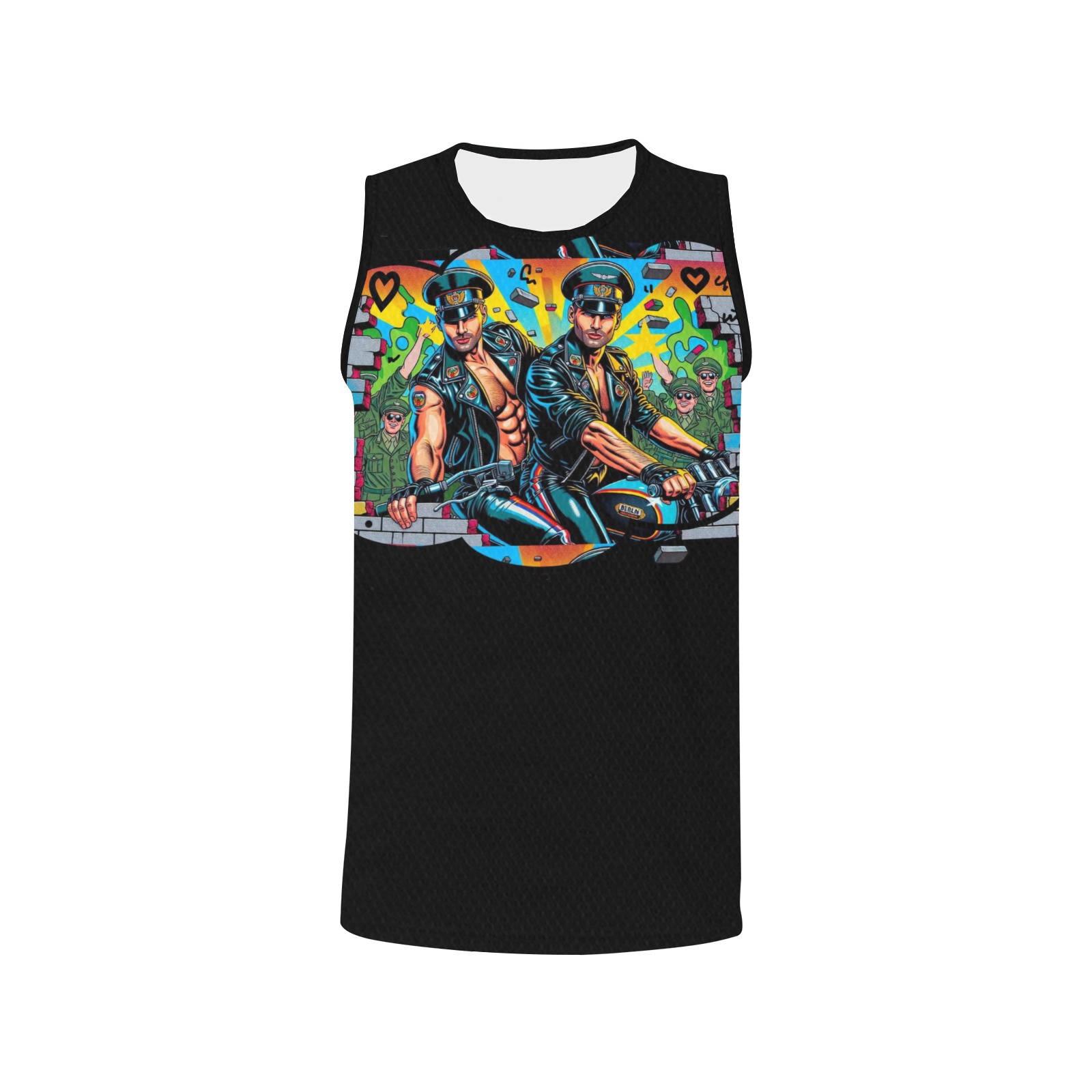 Cops by Fetishworld All Over Print Basketball Jersey