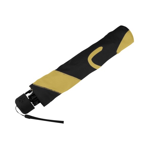 Black and Gold Tribal Anti-UV Foldable Umbrella (U08)