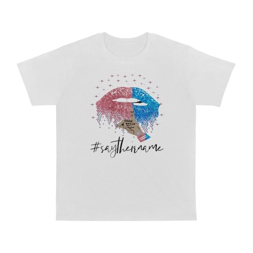 saytheirnameshirt Men's T-Shirt in USA Size (Two Sides Printing)