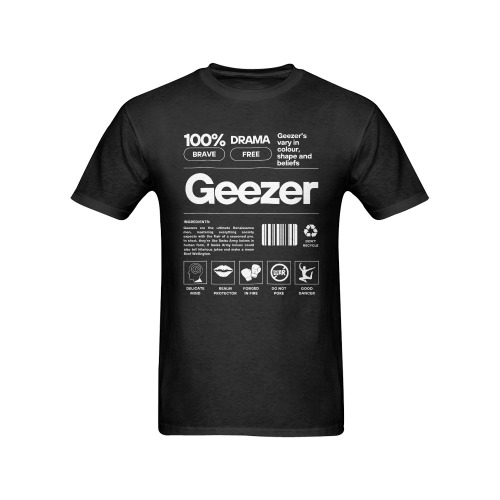 Geezer Men's T-Shirt in USA Size (Front Printing Only)