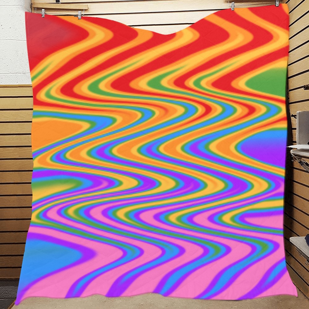 ColorWave Quilt 70"x80"