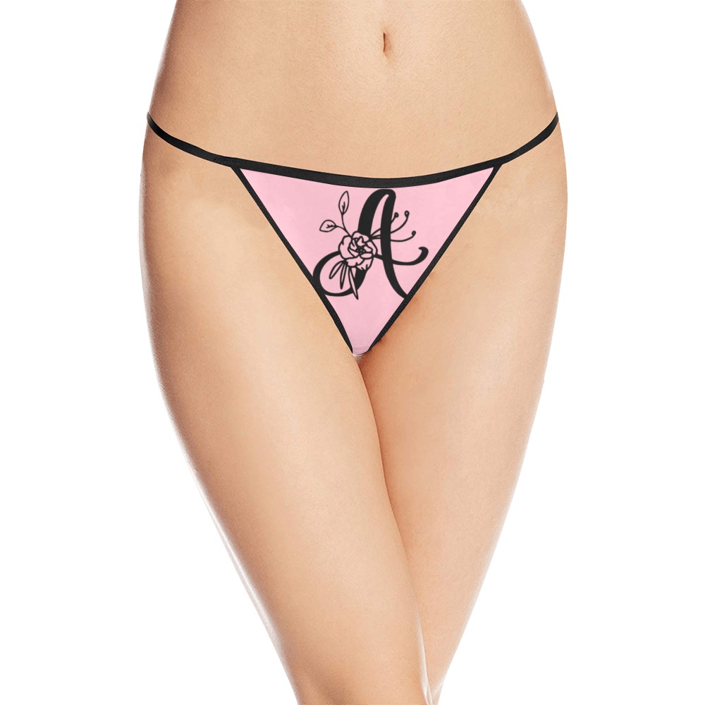 Aromatherapy Apparel G string Pink Women's All Over Print G-String Panties (Model L35)