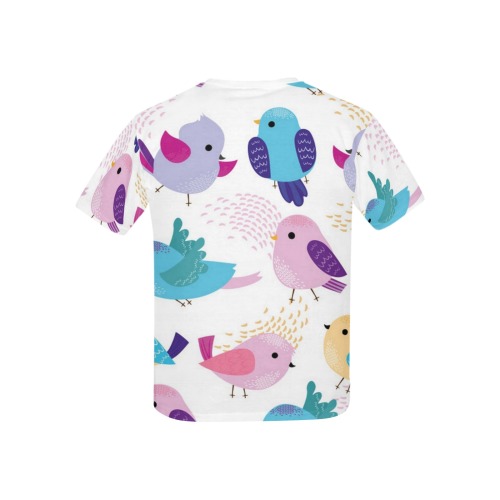 ADORABLE COLORFUL BIRDS Kids' All Over Print T-shirt (USA Size) (Model T40)
