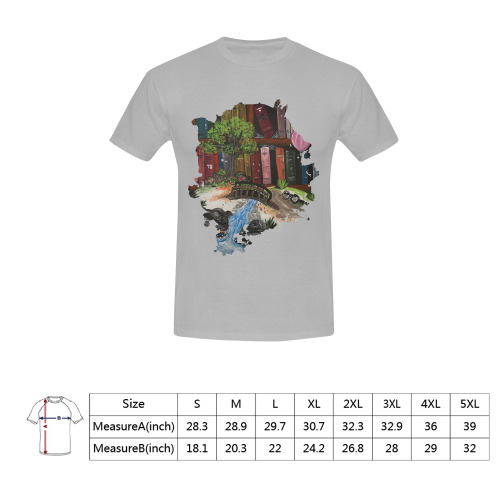 Book Experience Men's T-Shirt in USA Size (Front Printing Only)