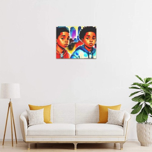 KIDS IN AMERICA 2 Upgraded Canvas Print 10"x8"