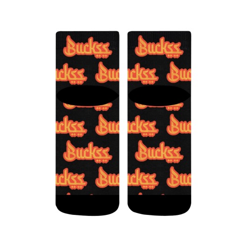 Buckss ankle sock orange update Quarter Socks