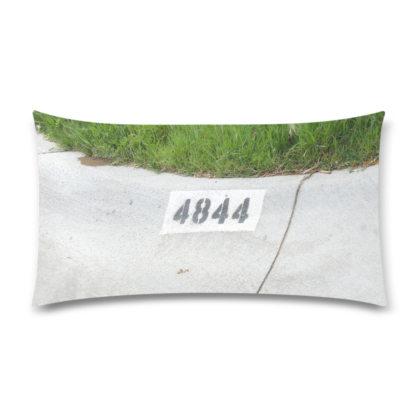 Street Number 4844 Rectangle Pillow Case 20"x36"(Twin Sides)