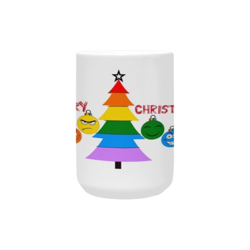 Merry Gay Christmas by Nico Bielow Custom Ceramic Mug (15OZ)