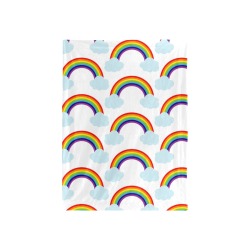 Adorable Rainbow Baby Blanket Baby Blanket 40"x50"