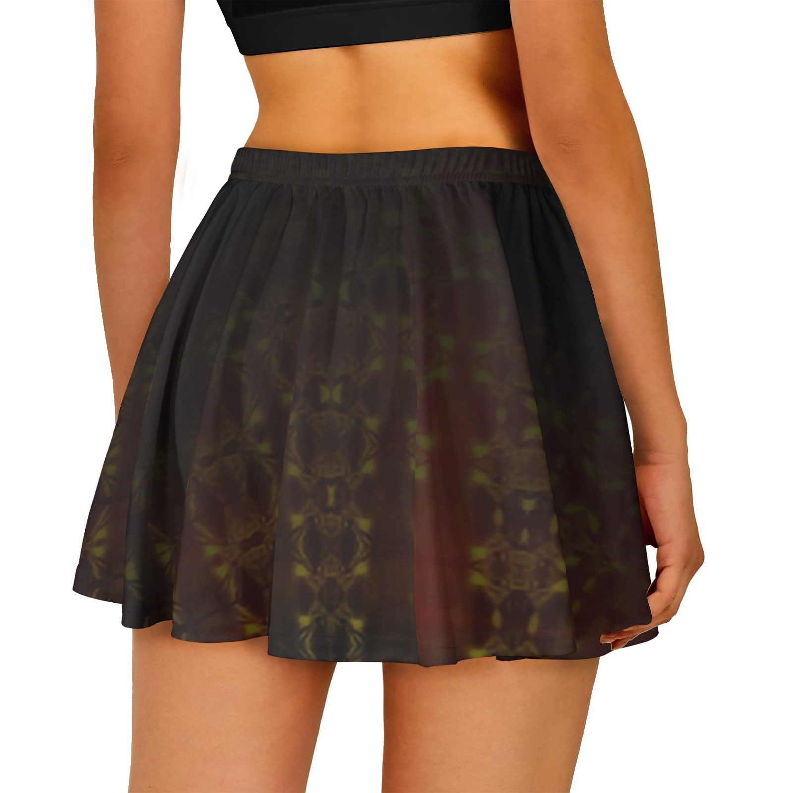 Glint Skater Skirt All Over Print Skater Skirt (Model D69)