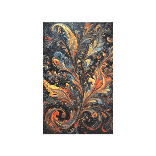 Fantasy decorative floral ornamental pattern. Art Print 19‘’x28‘’