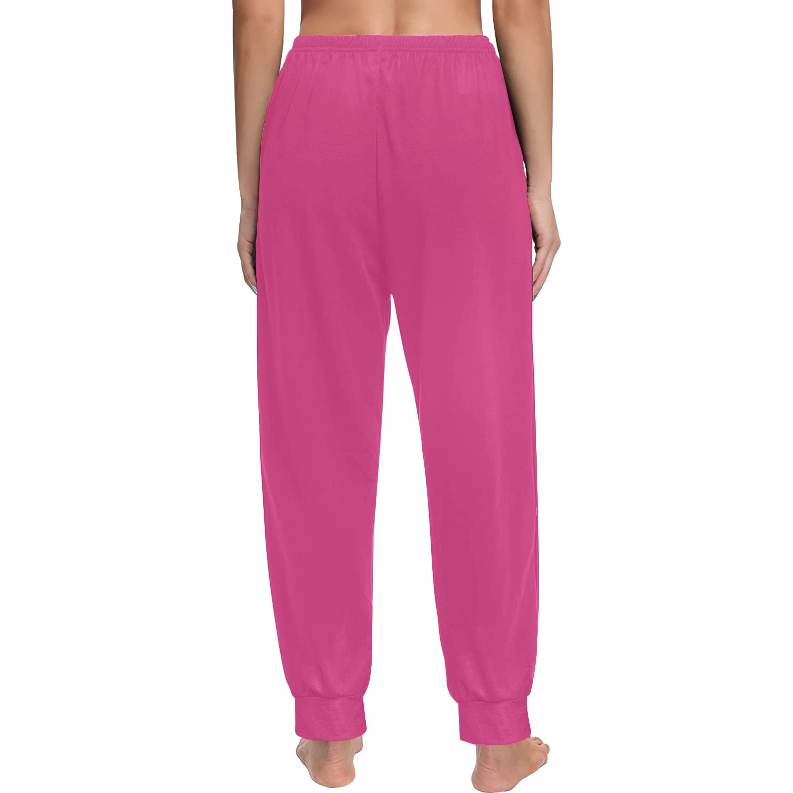 Pants pink with single logo Women's All Over Print Pajama Trousers