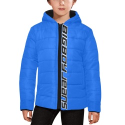 Big Boy Jeans kids Puff Coat Blue Kids' Padded Hooded Jacket (Model H45)